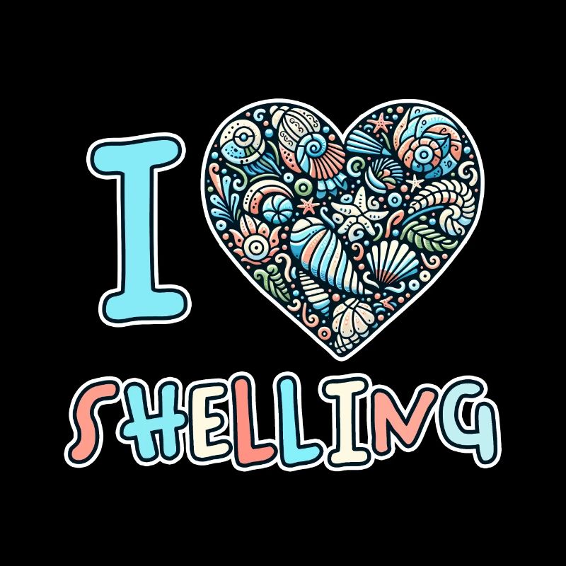 I Love Shelling Shells Shell Collector Gift