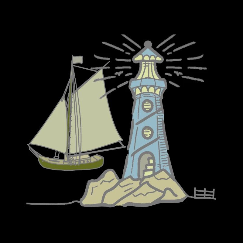 Lighthouse maritime sailing ship ship ships sea