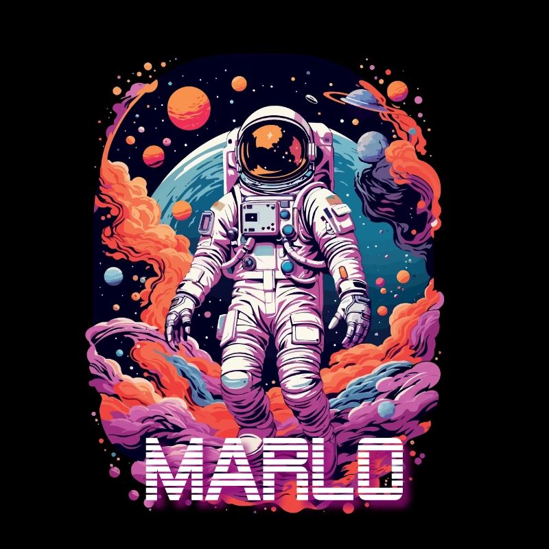 MARLO - Beau prénom de garçon avec astronaute cool