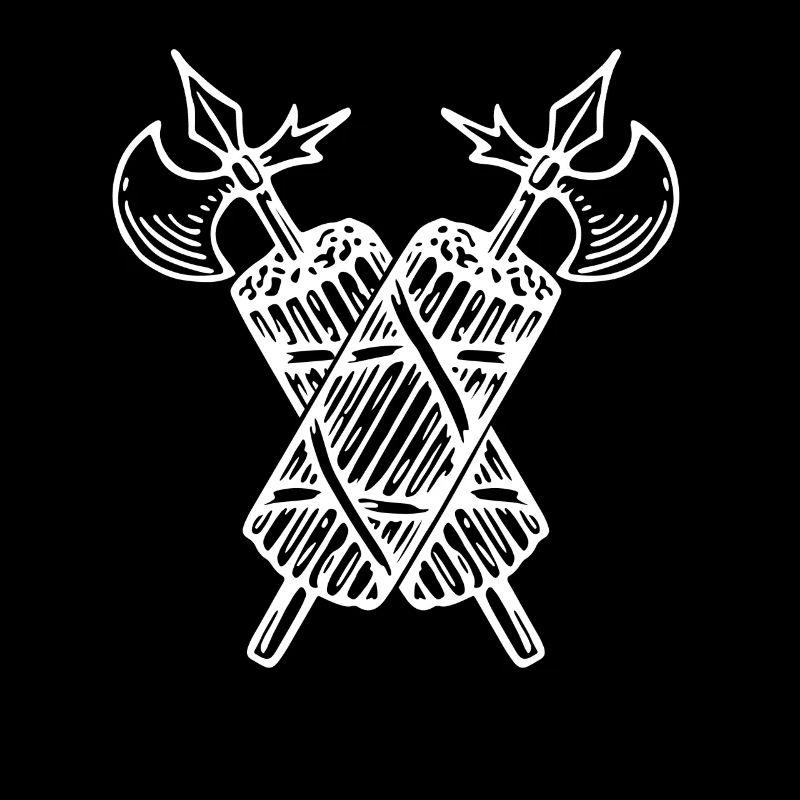 Symbole des faisceaux romains avec double hache -