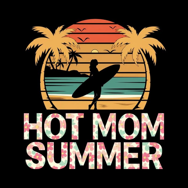hot mom summer - surf