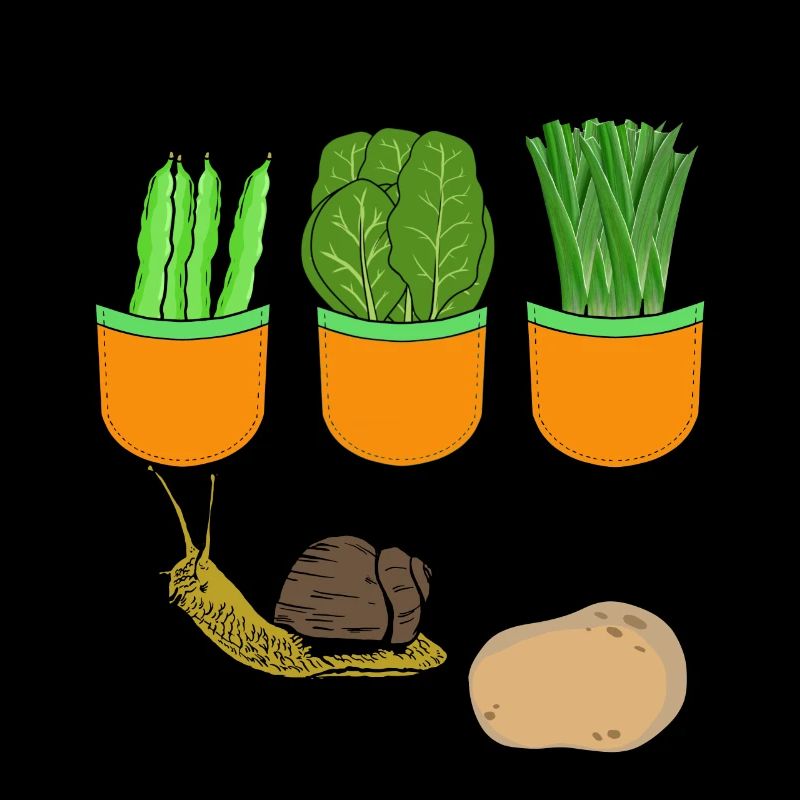 Garden Vegetables Beans Potatoes Spinach Leeks