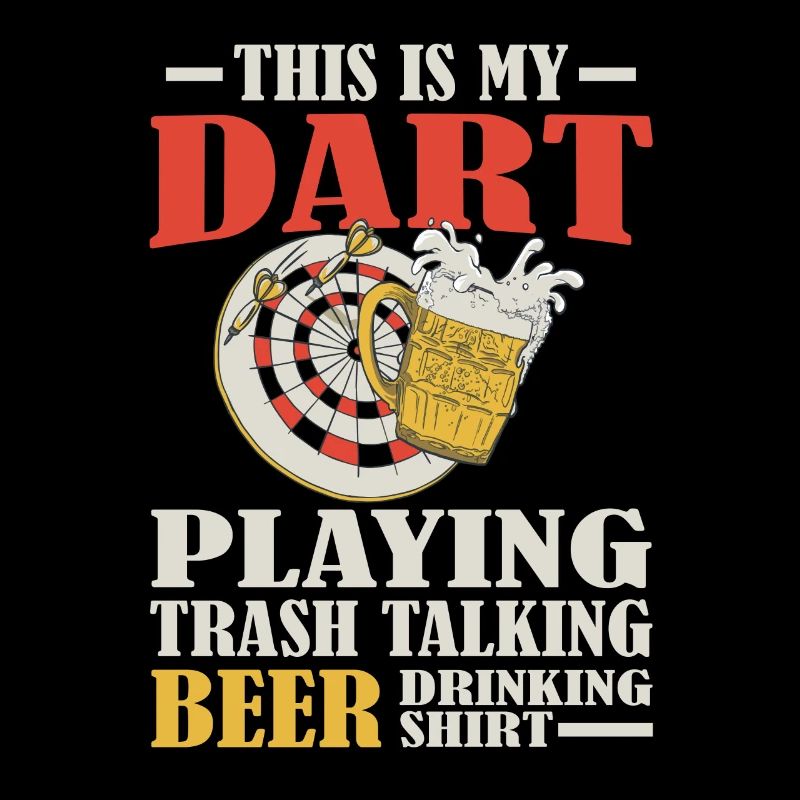 Darts Play Trash Talk Beer Drinking
