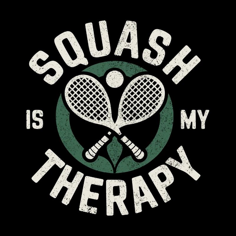 Squash is my Therapy Funny Squash Player