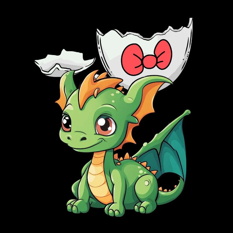 Baby Dragon Dragon Egg Eggshell Hatch Child