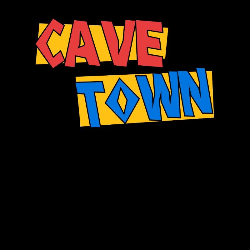 Conception de lettrage Cave Town pour les fans et