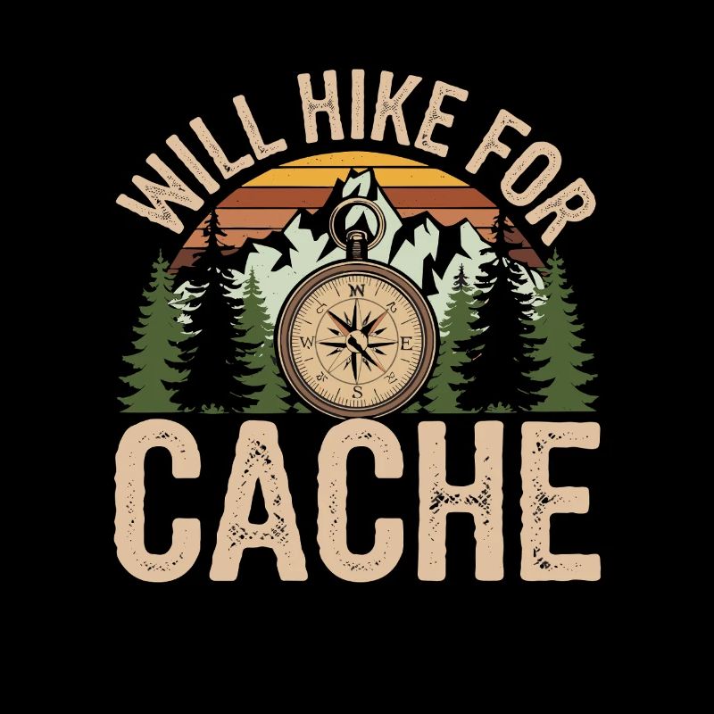 Je fais de la randonnée pour Cache Adventure Compass