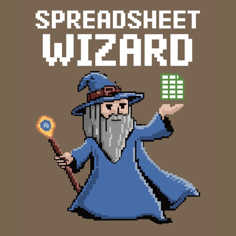 Spreadsheet Wizard Funny Controller Accountant