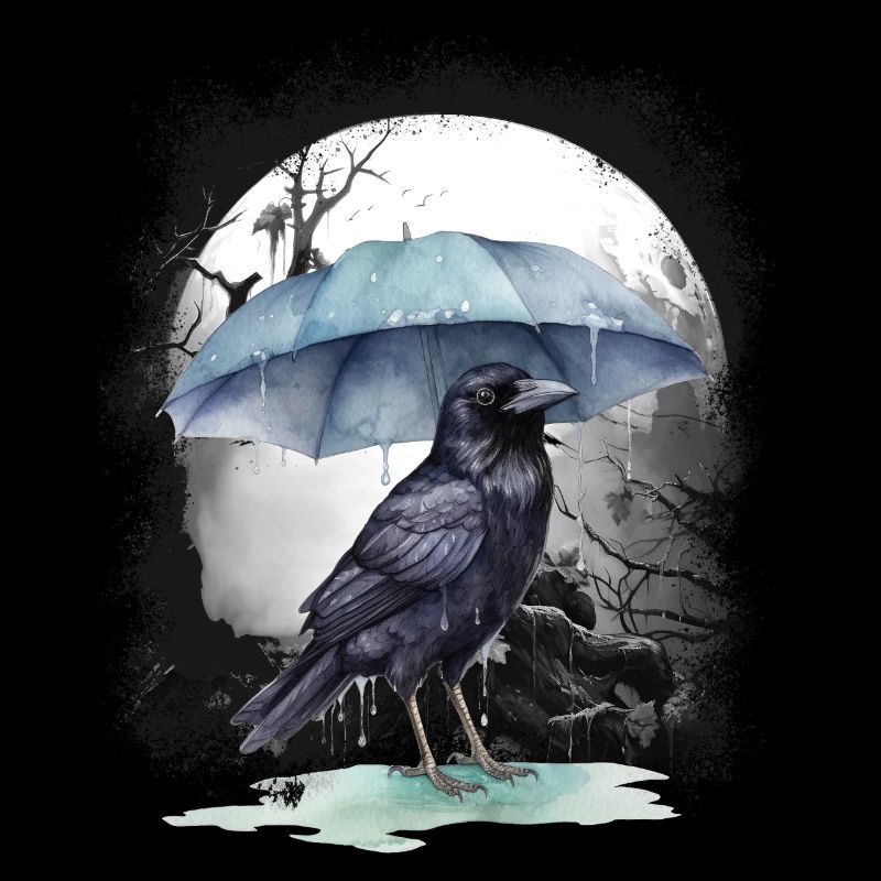 Crow Crows Raven Raven Mystical Halloween