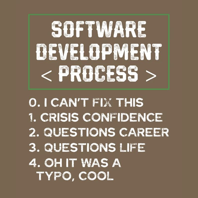 Software Development Process Humor Programmer