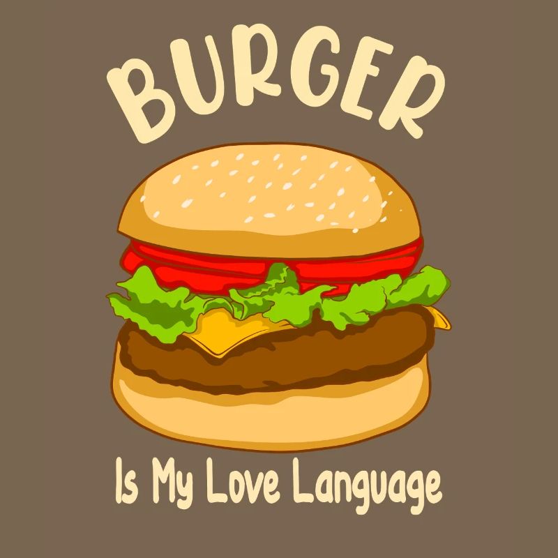 Le burger est mon langage d’amour - Food Design