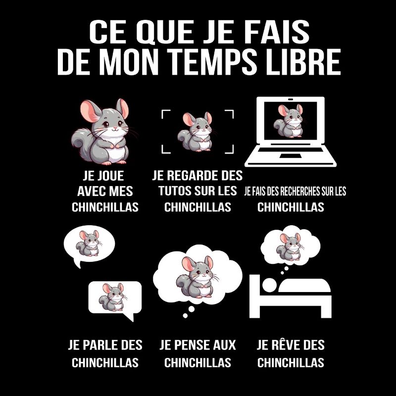 Ce que je fais de mon temps libre – Chinchilla fan