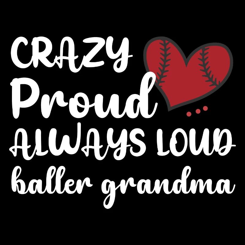 Crazy Proud Softball Player Baseball Player