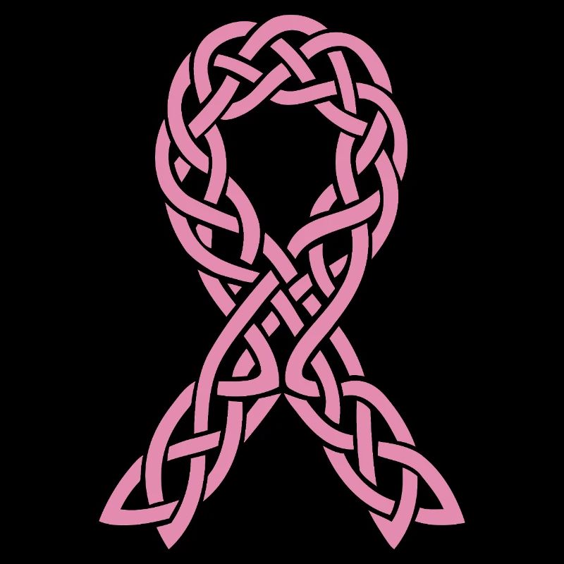 Ruban Anticancer Celtique Rose 