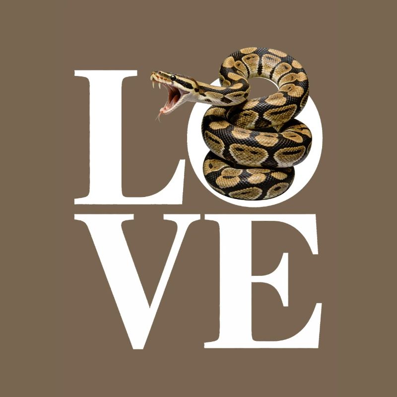 Les serpents rois Python ADORENT les pythons de terrarium