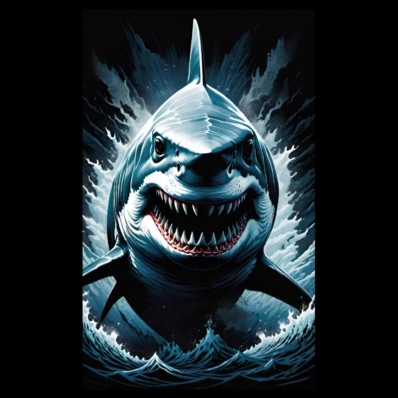 Requin | Grand requin blanc | Créature marine | Poisson