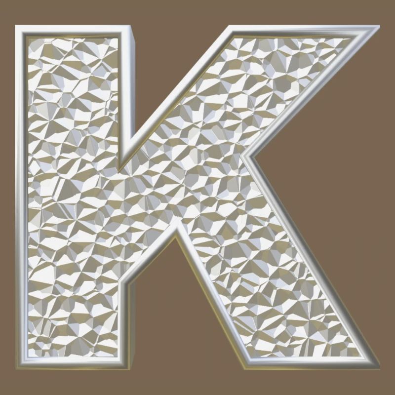 K, lettre, lettre K, initiale, initiale K, monogramme,