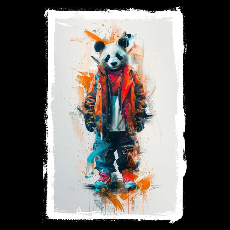 Panda coloré