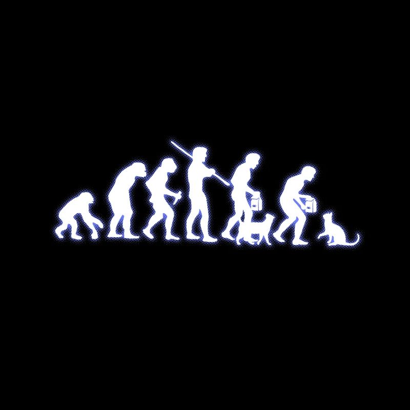 Evolution chat cadeau chemise drôle de chat