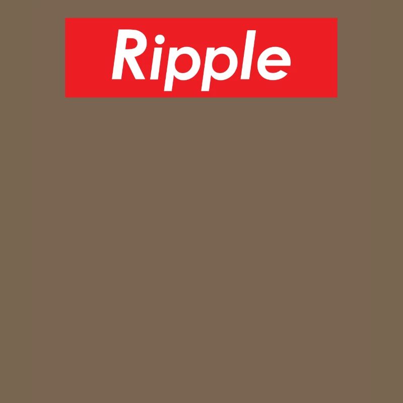 Ripple Red Rectangle Cryptocurrency XRP Blockchain