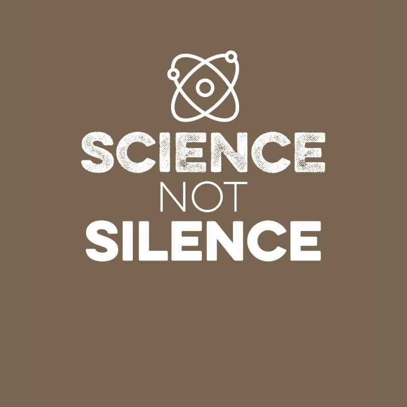 Science Not Silence With Atom Tee - Keep Earth
