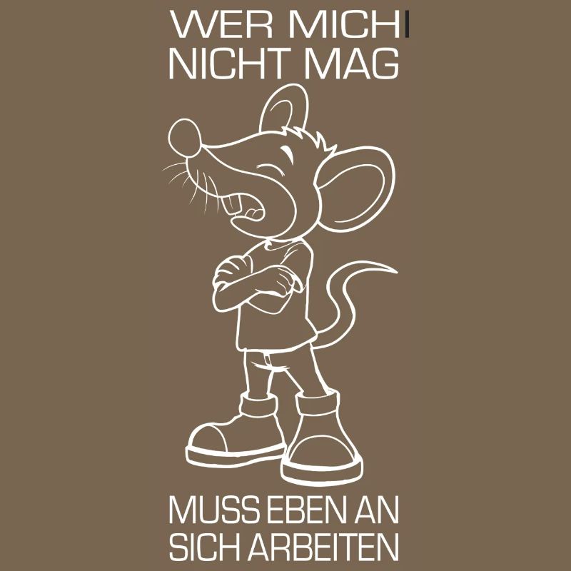Mouse with work ethic funny saying