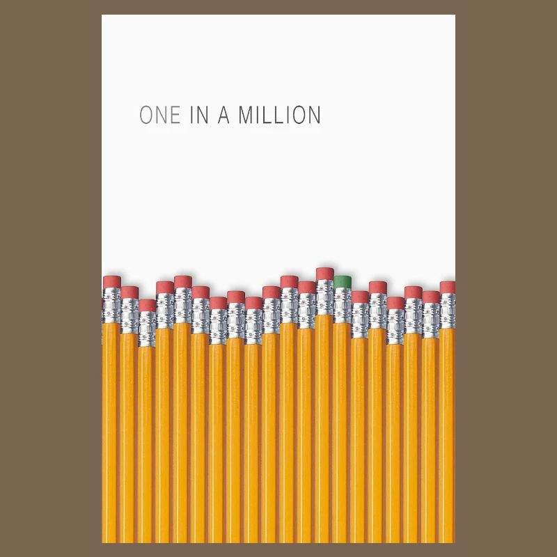 One in a Million Minimalist Statement