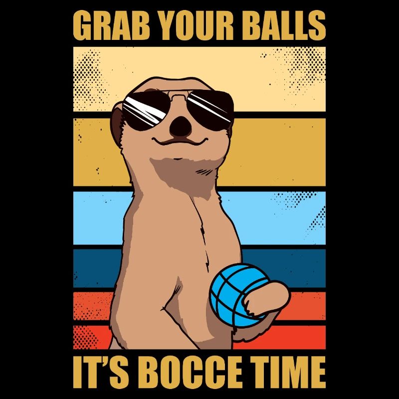 C’est l’heure de bocce, pétanque, boules, boules, joueurs