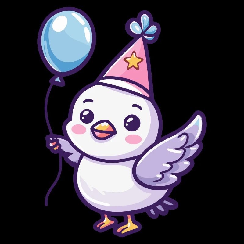 Dove Bird Birthday Comic
