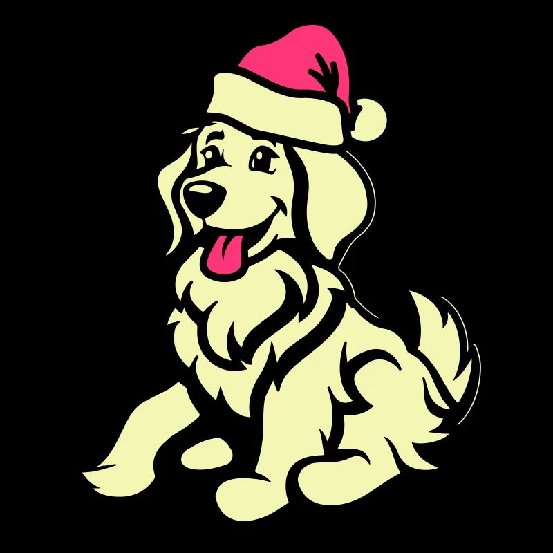 Chien Bande Dessinée Animal Noël