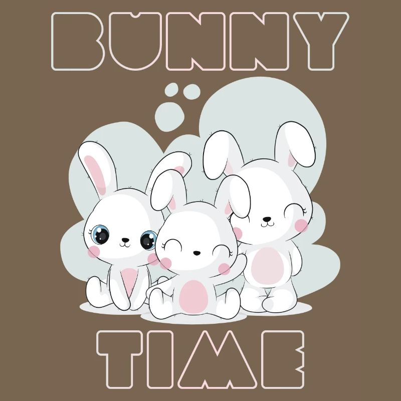 Bunny Time Rabbit Rabbits Funny Graphic