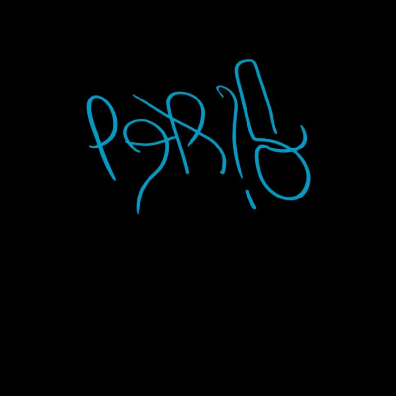 Light Blue Paris Sticker