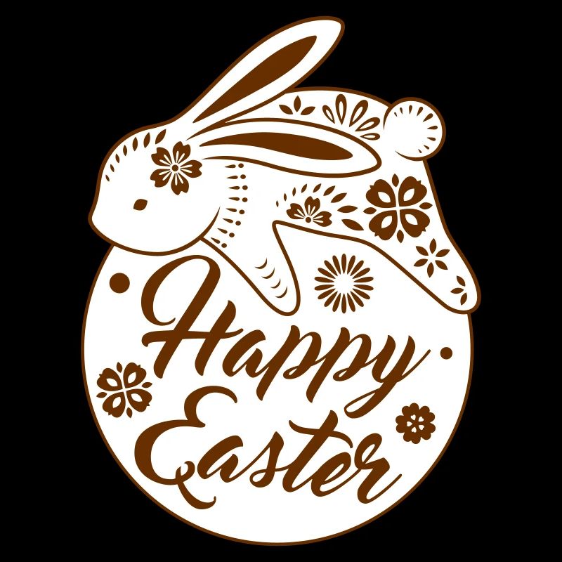 Joyeuses Pâques - lapin de Pâques effrayant