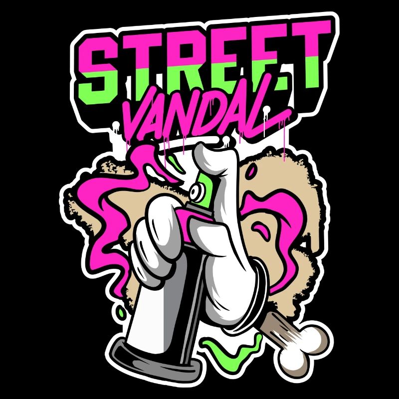 Pulvérisateur de graffitis Rapper Streetmind