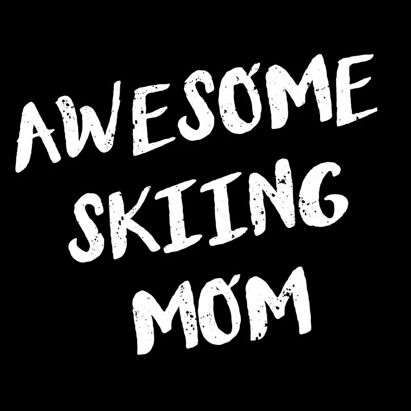 Skiing Mom
