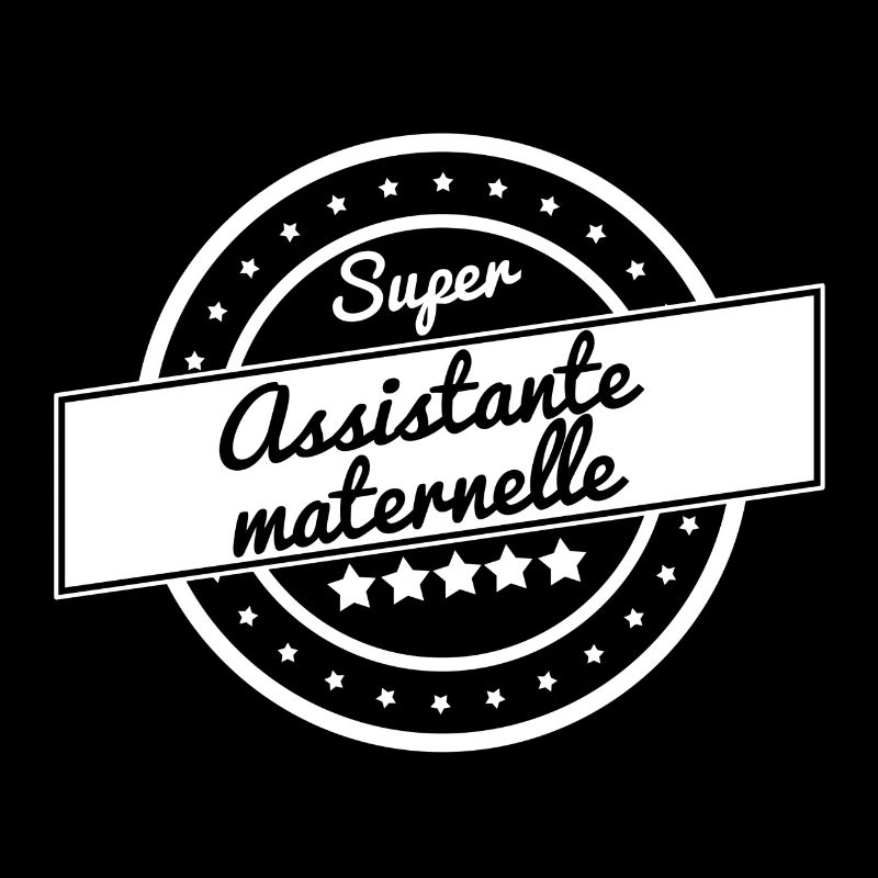 Super assistante maternelle - blanc