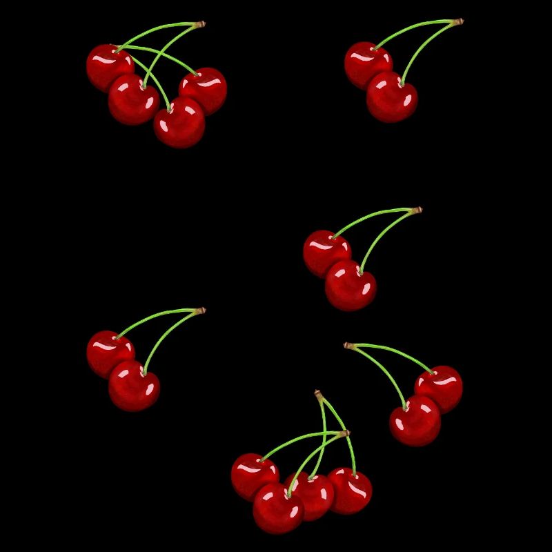 80s 90s Cerise Fruit Fruit Fruit