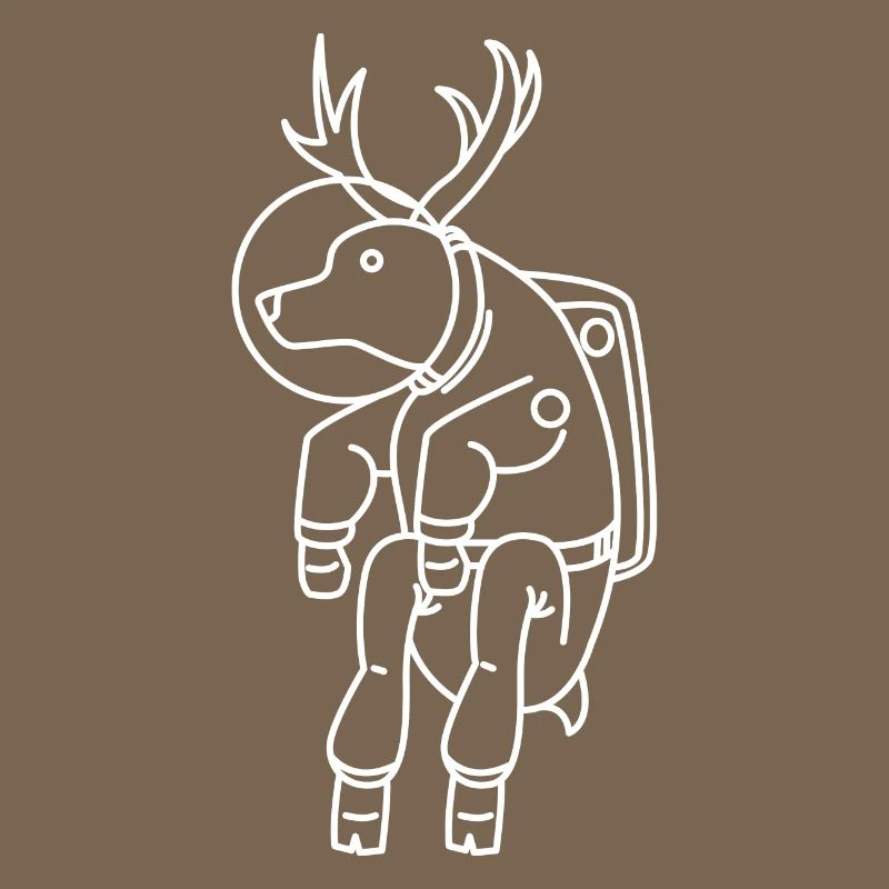 Astronaut moose gift deer space space flight