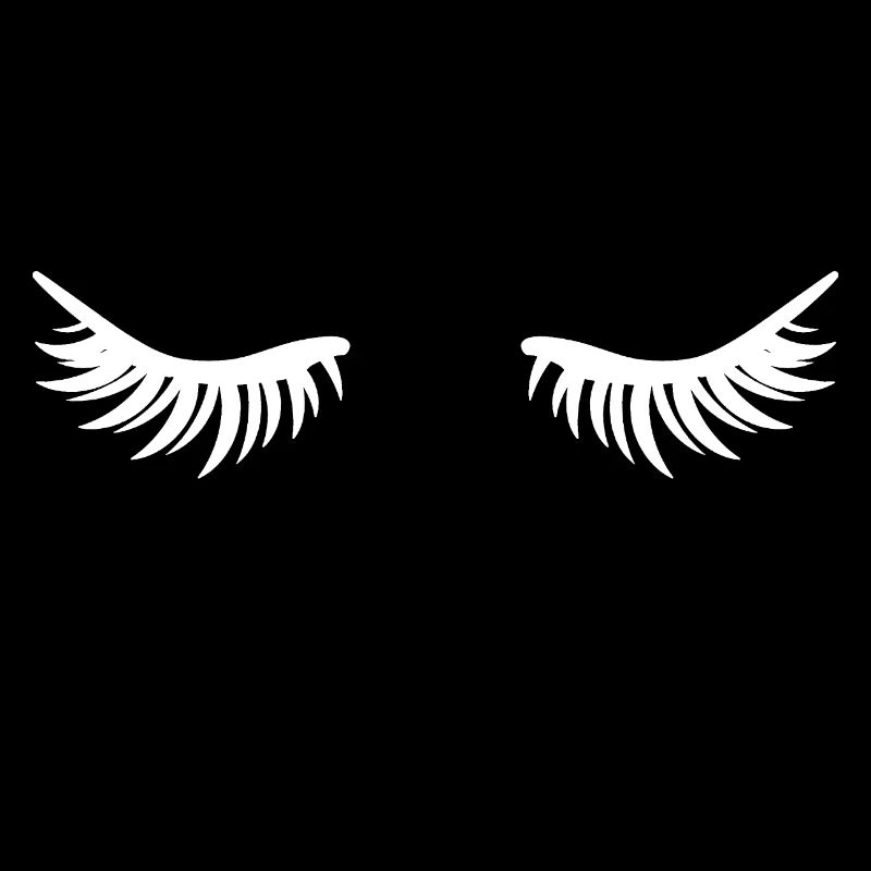 Yeux fermés - cils