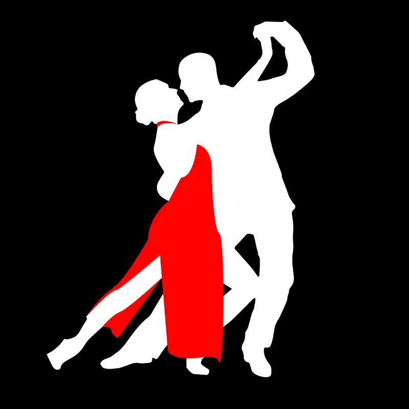 Danse Tango danse couple logo