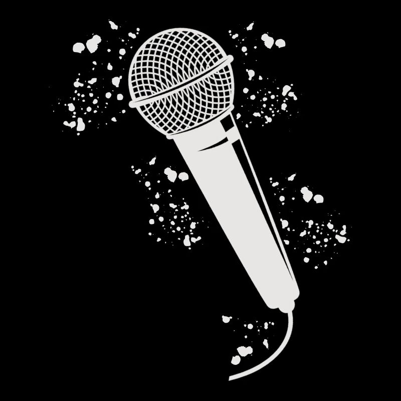 Microphone Poetry Slam Podcast Singer