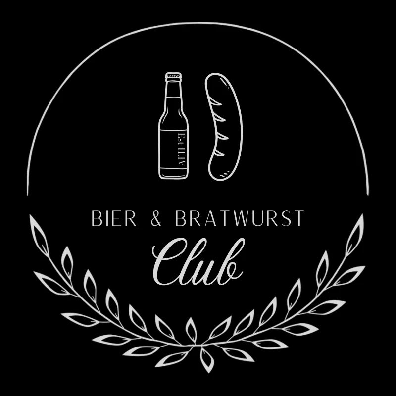 Bier & Bratwurst Club helles Design