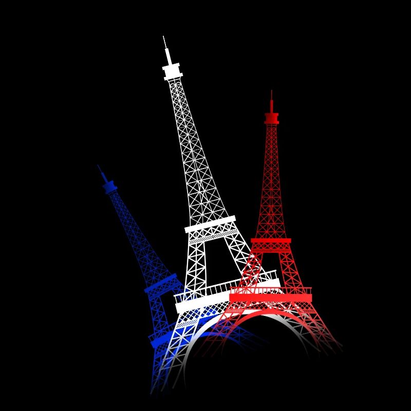 TOUR EIFFEL (Bleu-Blanc-Rouge)