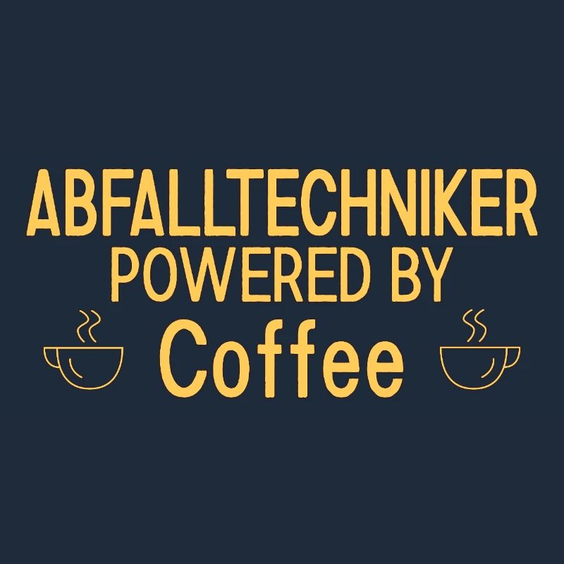 Waste Technician Powered By Coffee