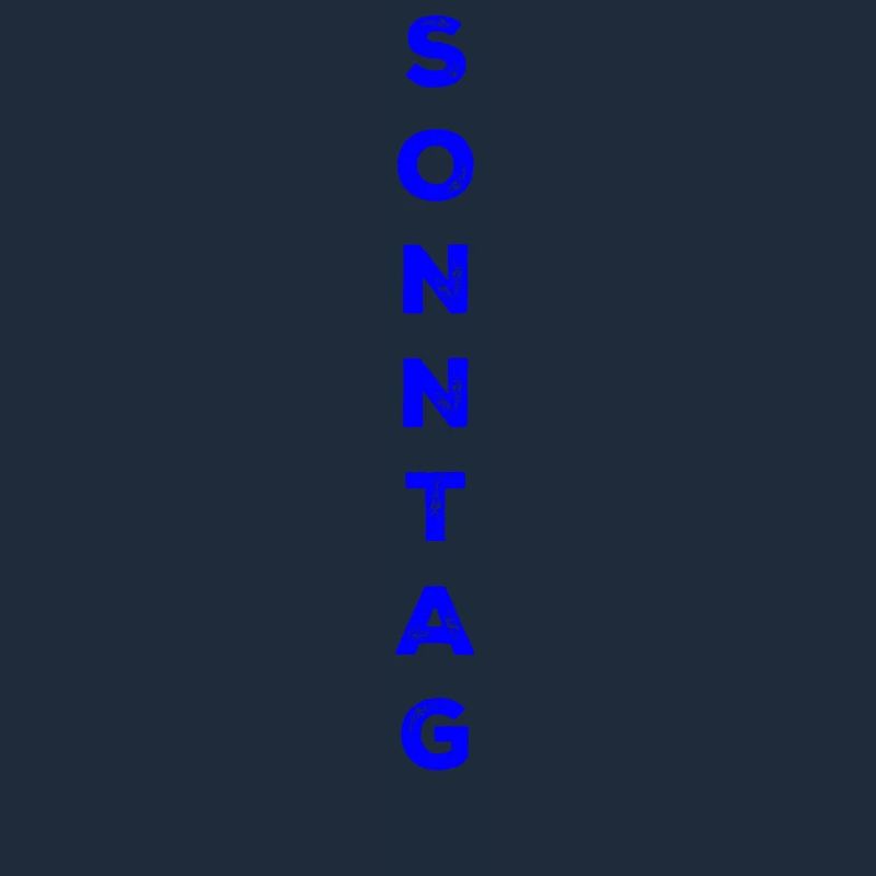 Dimanche - bleu