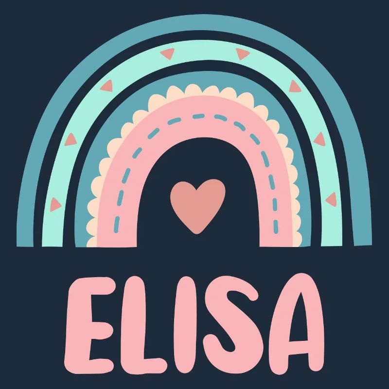 Elisa Name Rainbow Baby