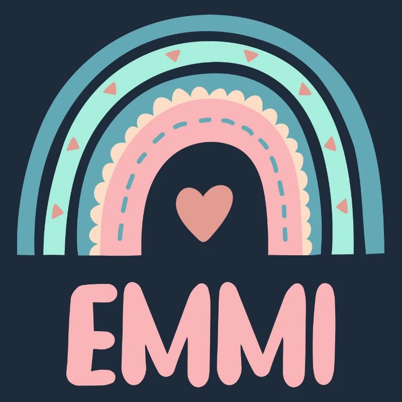 Emmi Name Regenbogen Baby