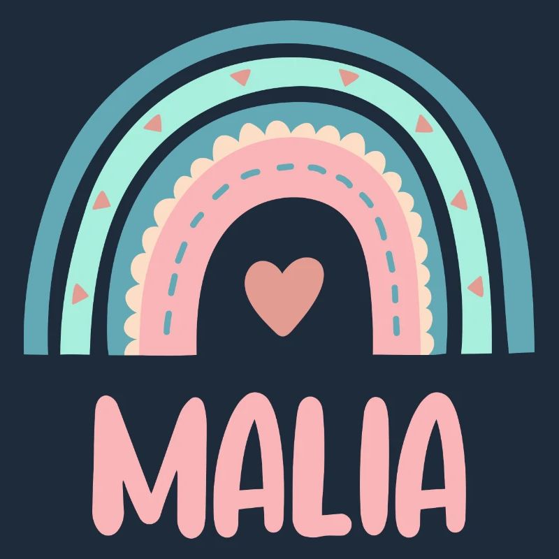 Malia Name Rainbow Baby