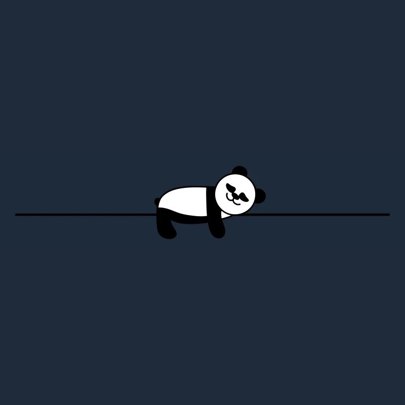 sleeping panda
