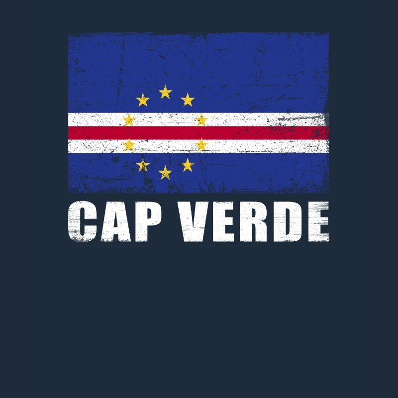 Drapeau du Cap-Vert Grunge Drapeau du Cap-Vert
